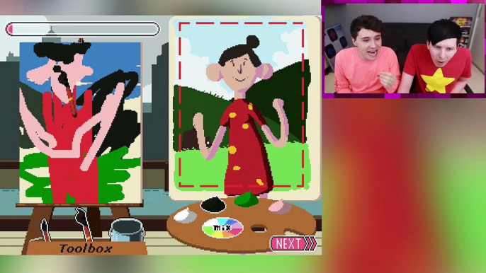 THE DISASTER ARTISTS - Dan vs. Phil: 90 Second Portraits!