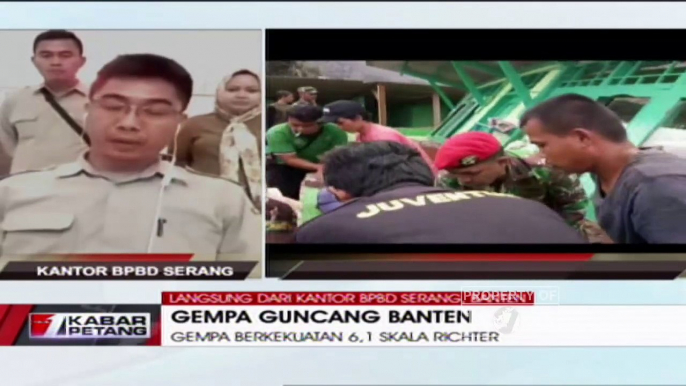 [Dialog] - Keterangan Langsung dari Kantor BPBD Serang Banten Mengenai Gempa Guncang Banten [Part 1]