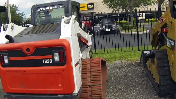 CAT 259D Track loader vs Bobcat T630 Track Loader, Review