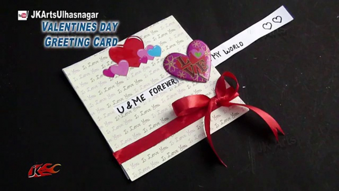 Love Slider Card | Valentines day DIY Craft | JK Arts 838