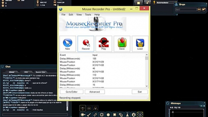 tutorial Mouse Recorder Pro 2 para dark orbit 2017