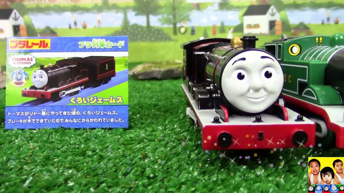 THOMAS AND FRIENDS TrackMaster/Plarail Original Thomas Black James|Thomas & Friends Toys Unboxing