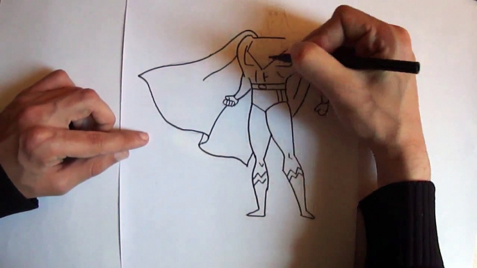 How to draw Superman (Ehedov Elnur) как рисовать Суперман - Resm cekmek