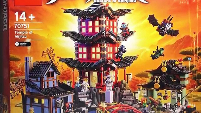 Lego Ninjago 70751 Обзор Ниндзяго Храм Аэроджитсу. Лего Ниндзя го лучший набор конструктора LEGO