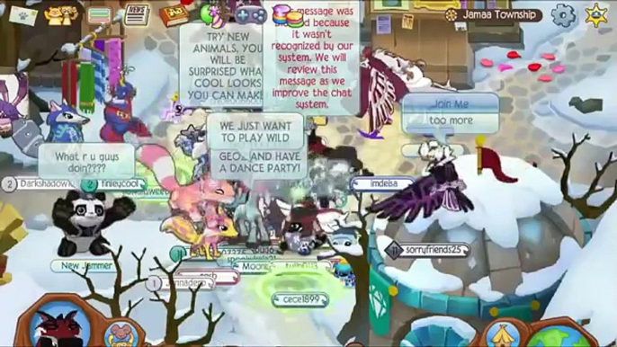 BAN ARCTIC WOLVES AND SPIKES- Animal Jam