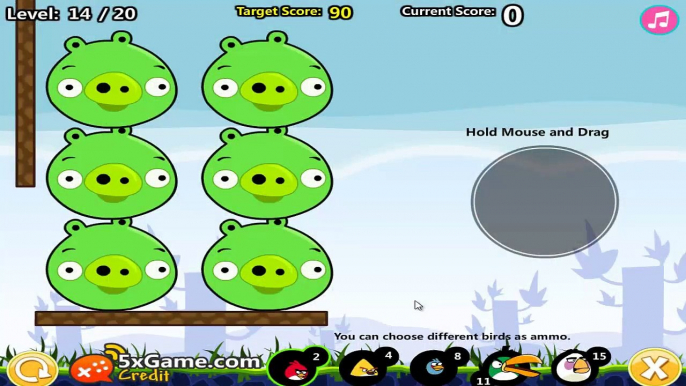 Angry Birds Shooting 1 - Angry Birds Vs Bad Piggies - Angry Birds Game