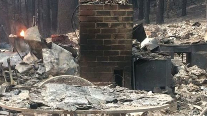 Family Home in Kenwood Reduced to Rubble After Wildfire