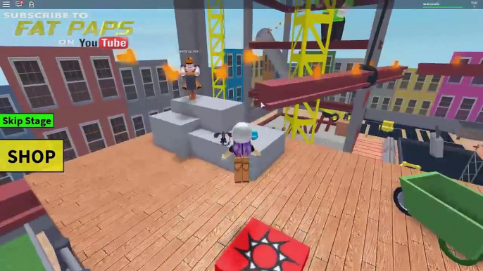 ROBLOX ESCAPE THE CONSTRUCTION YARD OBBY | RADIOJH GAMES