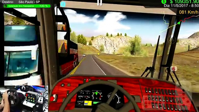 VIAGEM PARA SÃO PAULO COM NOVO ÔNIBUS - HEAVY BUS SIMULATOR