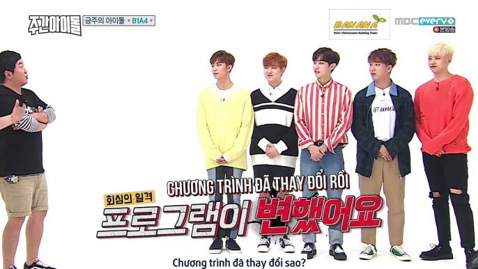 [BANANAST][Vietsub] 170927 Weekly Idol EP322 - B1A4 Cut Part 1/2