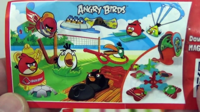 Ангри бердс Киндер Джой игрушки распаковка Angry Birds Kinder Joy toys