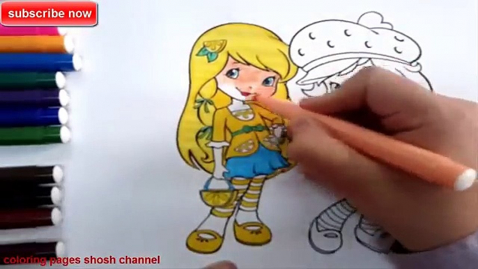 strawberry shortcake coloring pages , kids colouring pages , from coloring pages shosh channel