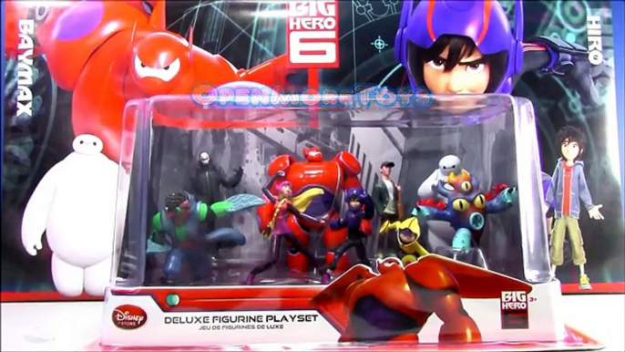 Disney Big Hero 6 Figurine Playset Disney Store Baymax Toys