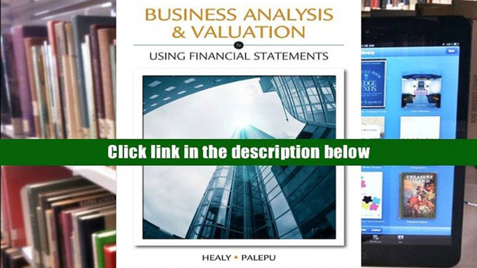 Download [PDF]  Business Analysis Valuation: Using Financial Statements (No Cases) Paul M. Healy