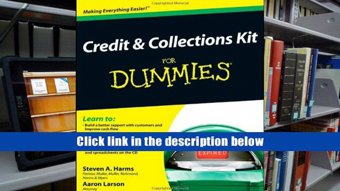 [PDF]  Credit and Collections Kit For Dummies Steven Harms Pre Order