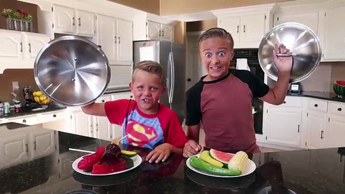 GUMMY FOOD vs REAL FOOD Switch Up Challenge! Kids re to trying gummi candy and real food