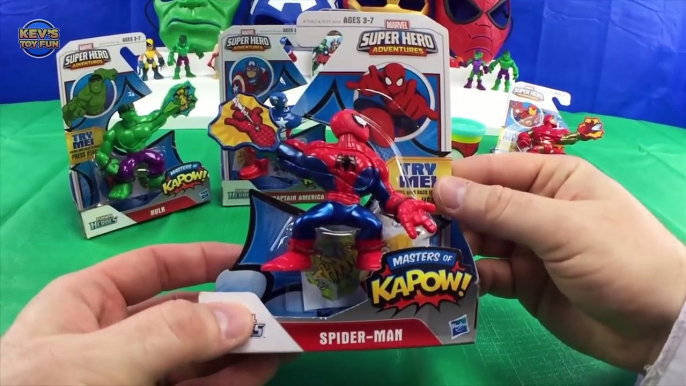 Captain America Hulk Spiderman Iron Man Avengers Super Hero Civil War Battle - Toy Story Video