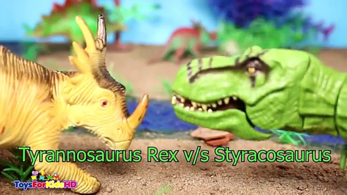 Videos de Dinosaurios para niños Styracosaurus