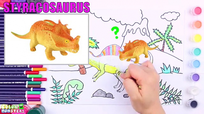 Learn Dinosaurs Name Sounds Dinosaurs - Learn Names Of Dinosaurs - Painting Dinosaurs