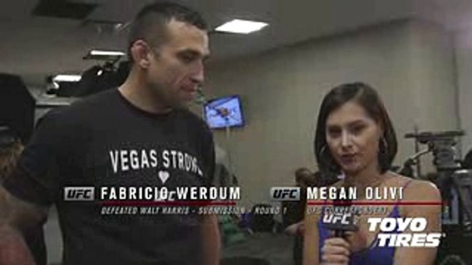 UFC 216 Fabricio Werdum I Want to Fight