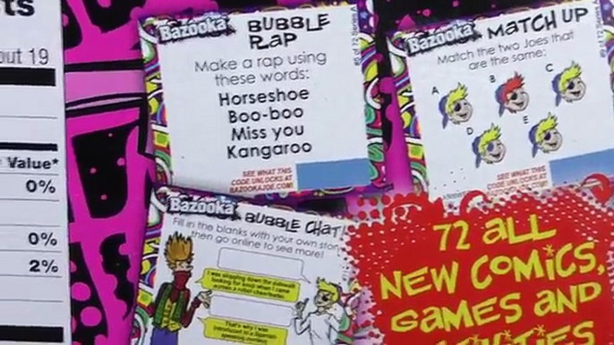 Tubble Tube Gum | Original Bazooka Bubble Gum | LIDL JETgum sugarfree