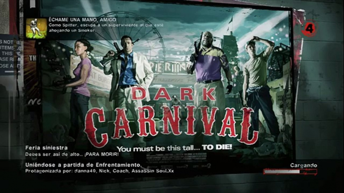 Left 4 Dead 2 - XBOX 360 - Dark Carnival - Versus - Gameplay 04 Part.1 With danna40