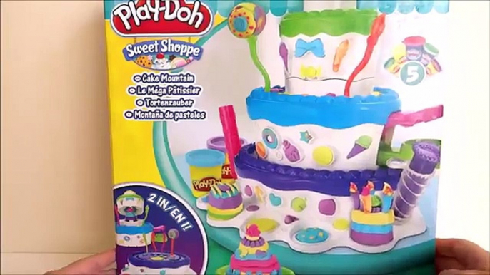 Play-Doh Sweet Shoppe Cake Mountain Playset Unboxing