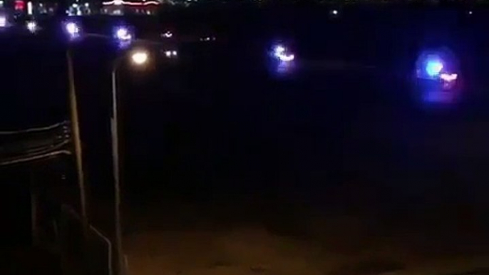 police and law enforcement responding to las vegas active shooting