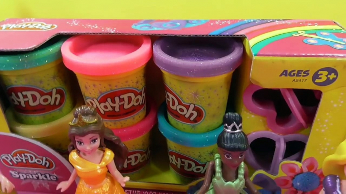 Mermaid With Play Doh Sparkle of 6 Disney Princess Ariel Elsa Anna Disney Frozen Princesas Sirenas