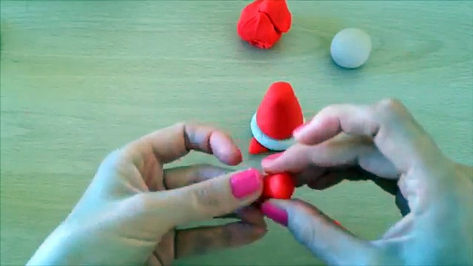 Как лепить забавного Деда Мороза. Из пластилина Play-Doh лепим фигурку.