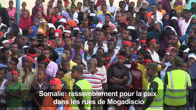 Somalie: manifestation pour la paix dans les rues de Mogadiscio