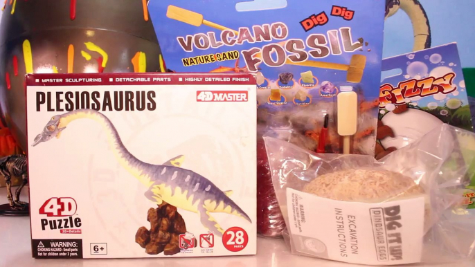 Giant DINOSAUR TOYS Surprise Eggs + GIANT VOLCANO EGG Full of Dinosaurs, Dinosaur Toys