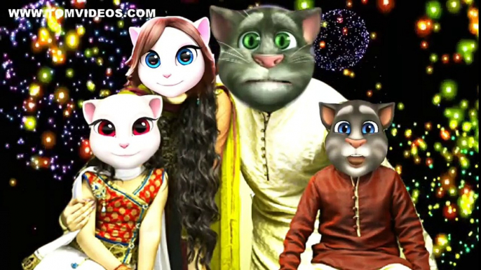 दीवाली Funny Video - मुबारक हो तुमको दीवाली है आई - Talking Tom Funny Video Song