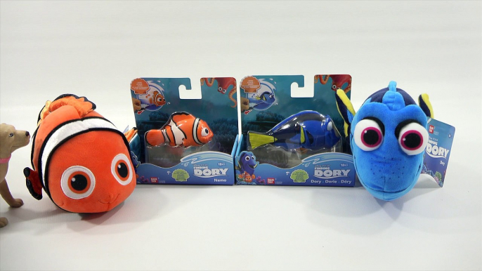 Disney Pixar Finding Dory & Nemo Bathtub Swimmers & Plush Toys