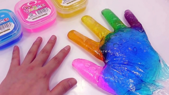 DIY How to Make Colors Milk Corn Icecream Learn Colors Slime Clay Hand Finger