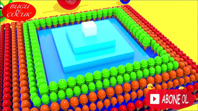 Oyuncak Dondurmalar ve Renkli Toplar ile Türkçe Renkleri Öğreniyorum