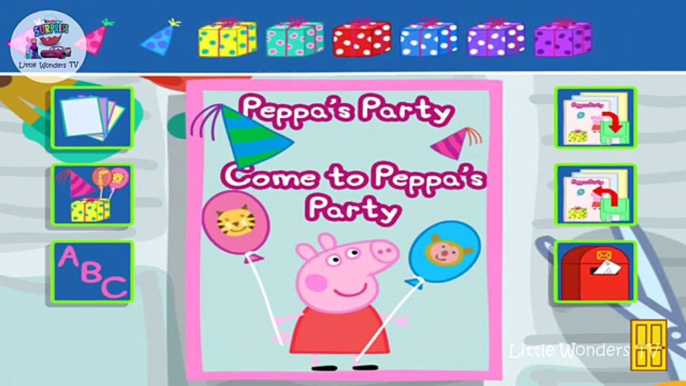 Peppa Pigs Party Time – Invitations | Peppa Pigs Birthday Party | Best iPad app demo for kids