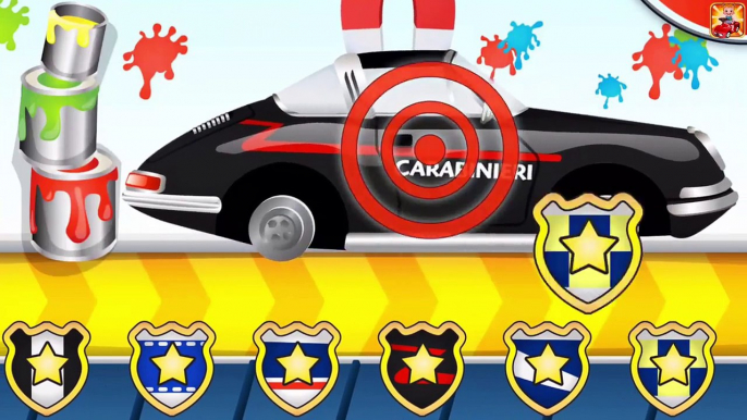 CAR WASH POLICE CAR | Builds Car - Car Fory : POLICE CAR | BEST iOS Apps for Children