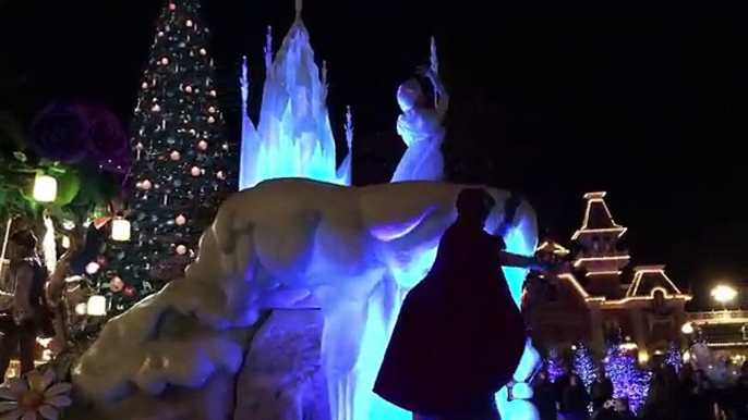 La Magie Disney - Parade de Noël de nuit new - Disneyland Paris France - Night Parade Christmas