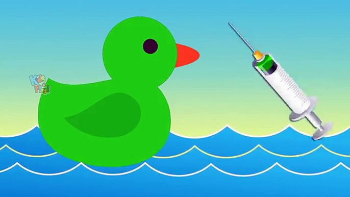 Funy Ducks Learning Colors Injection | Learn Colour Playdough Duck for Kids with Syringe Injection