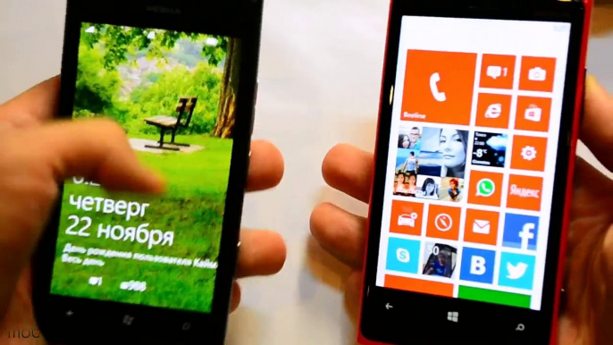 Nokia Lumia 920 vs Lumia 900: сравнение в играх и тд (speed comparison)