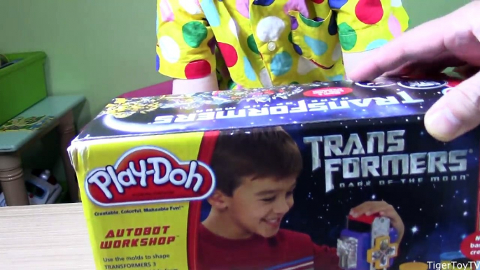 트랜스포머 카봇 로봇카 플레이도우 리뷰 TRANSFORMERS PLAY-DOH AUTOBOT WORKSHOP REVIEW