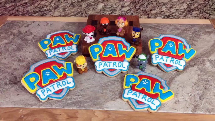 PAW PATROL Shield Logo Cookies(How To)