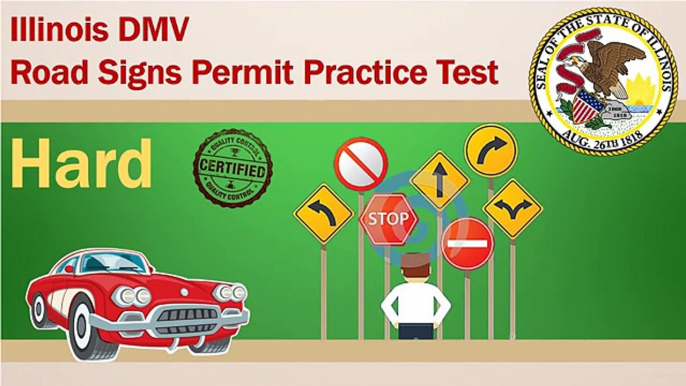 Illinois DMV Road Signs Permit Price Test (Hard)