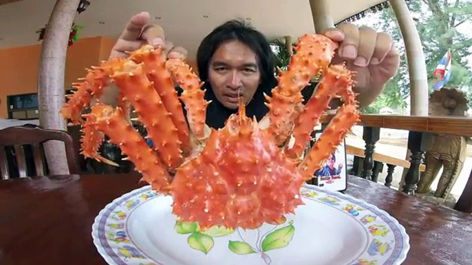 ปูอะไรตัวใหญ่ ขนาดนี้..ราคาไม่ถึง 700 บาท ปูทาราบะ ปูอลาสก้า ที่เขาว่าหากินยาก..King Crab