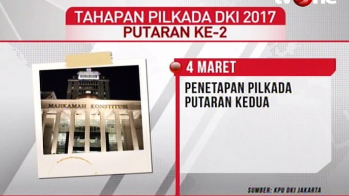 Tahapan Pilkada DKI Jakarta 2017 Putaran Kedua