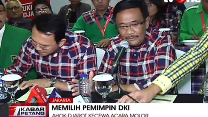 KPU DKI Gelar Rapat Pleno Diwarnai Walkout Ahok-Djarot