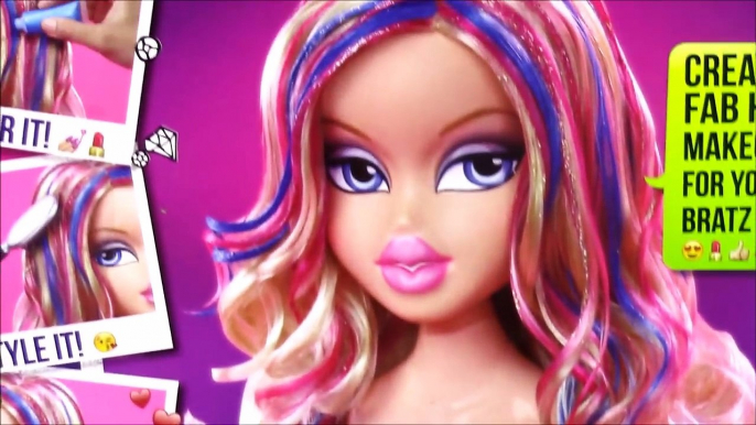 Bratz Styling Head Doll Cloe! Style Hair with Color Cream & Glitter! Shopkins Surprise Foil Tags