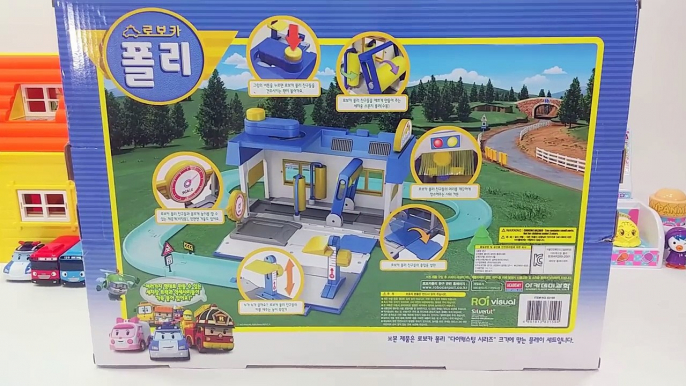 로보카폴리 세차장 플레이세트 타요 뽀로로 장난감 놀이 Robocoar Poli auto Car wash toys Робокар Поли