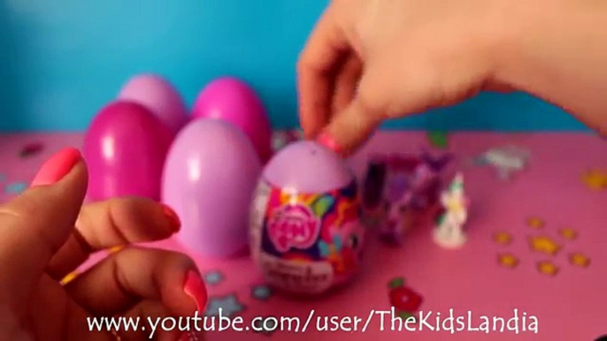 Surprise Eggs My Little Pony Kinder Surprise MLP Toys